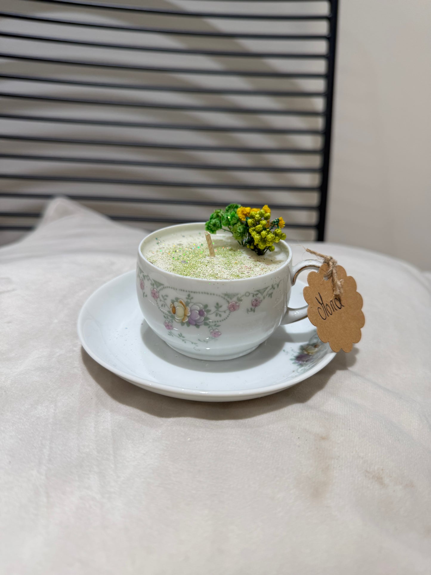 Bougie tasse parfumée Monoï Fairy Candle x Trézor
