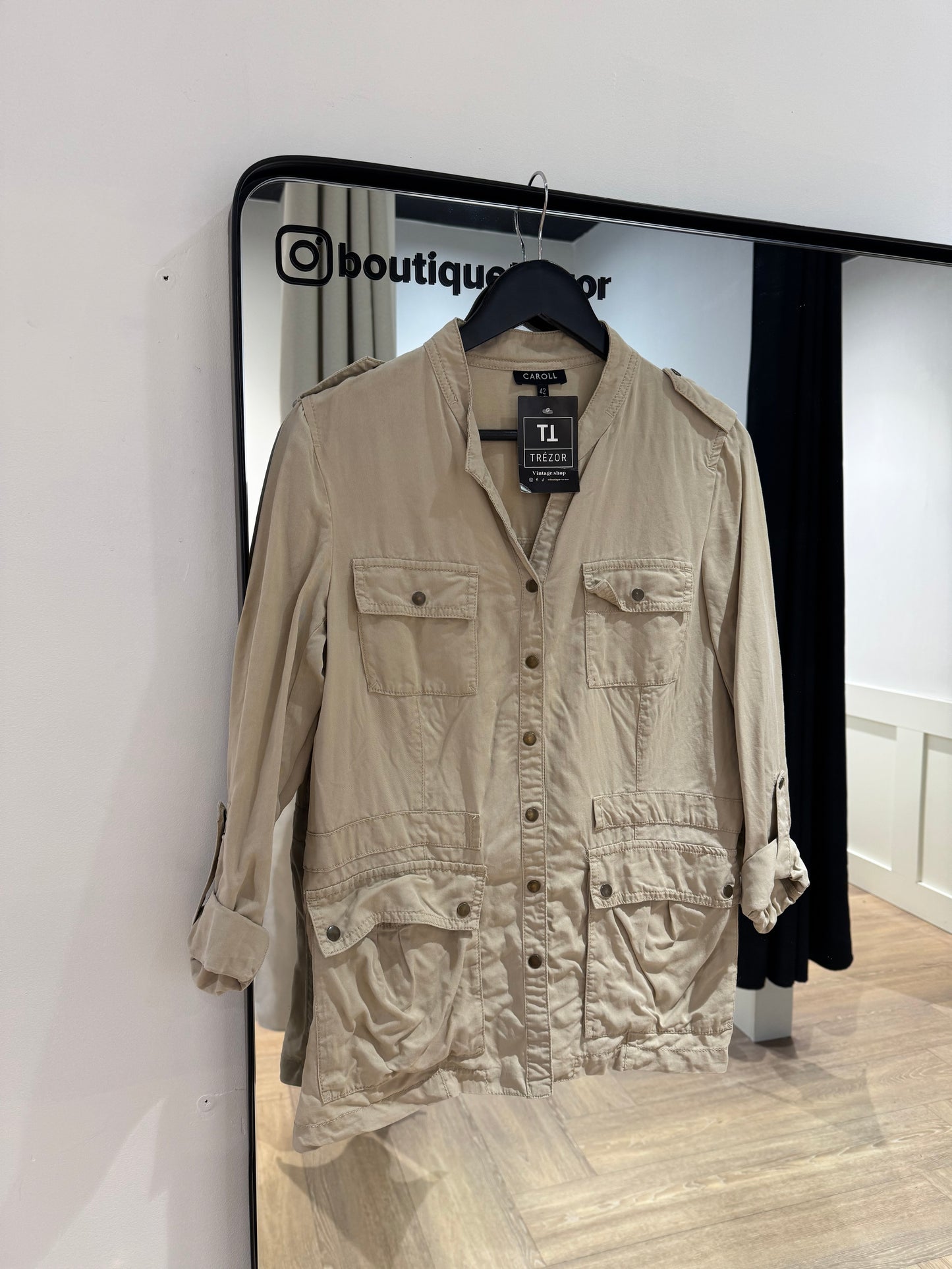 Surchemise saharienne Caroll L