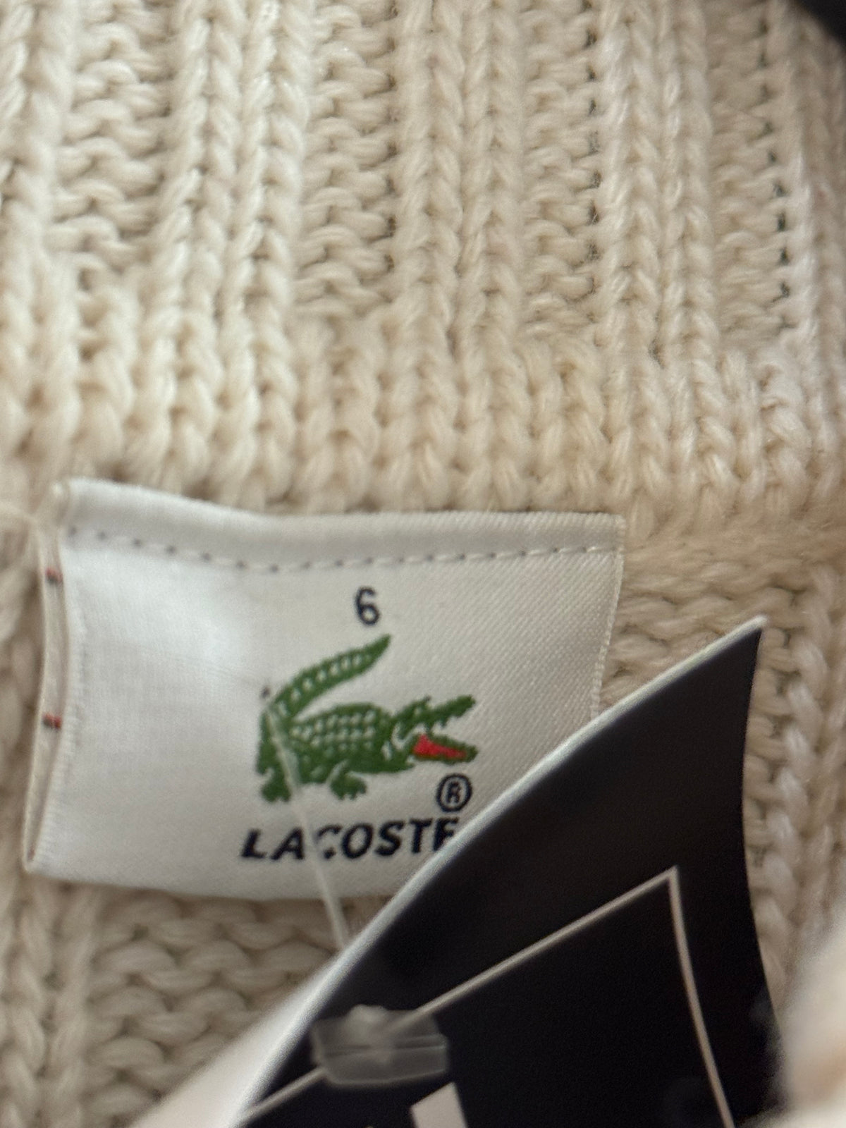 Pull d’hiver Lacoste vintage XL