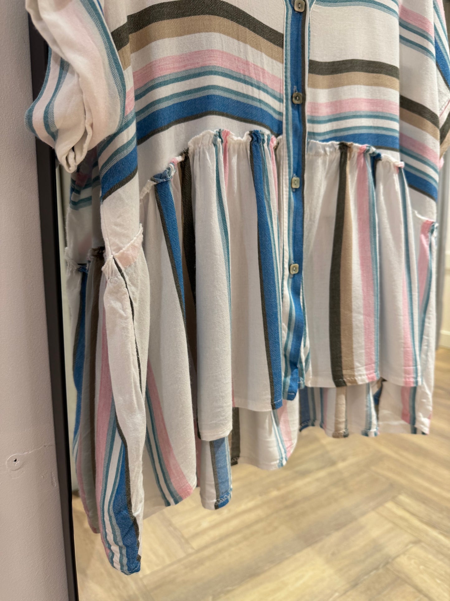 Blouse à rayures M