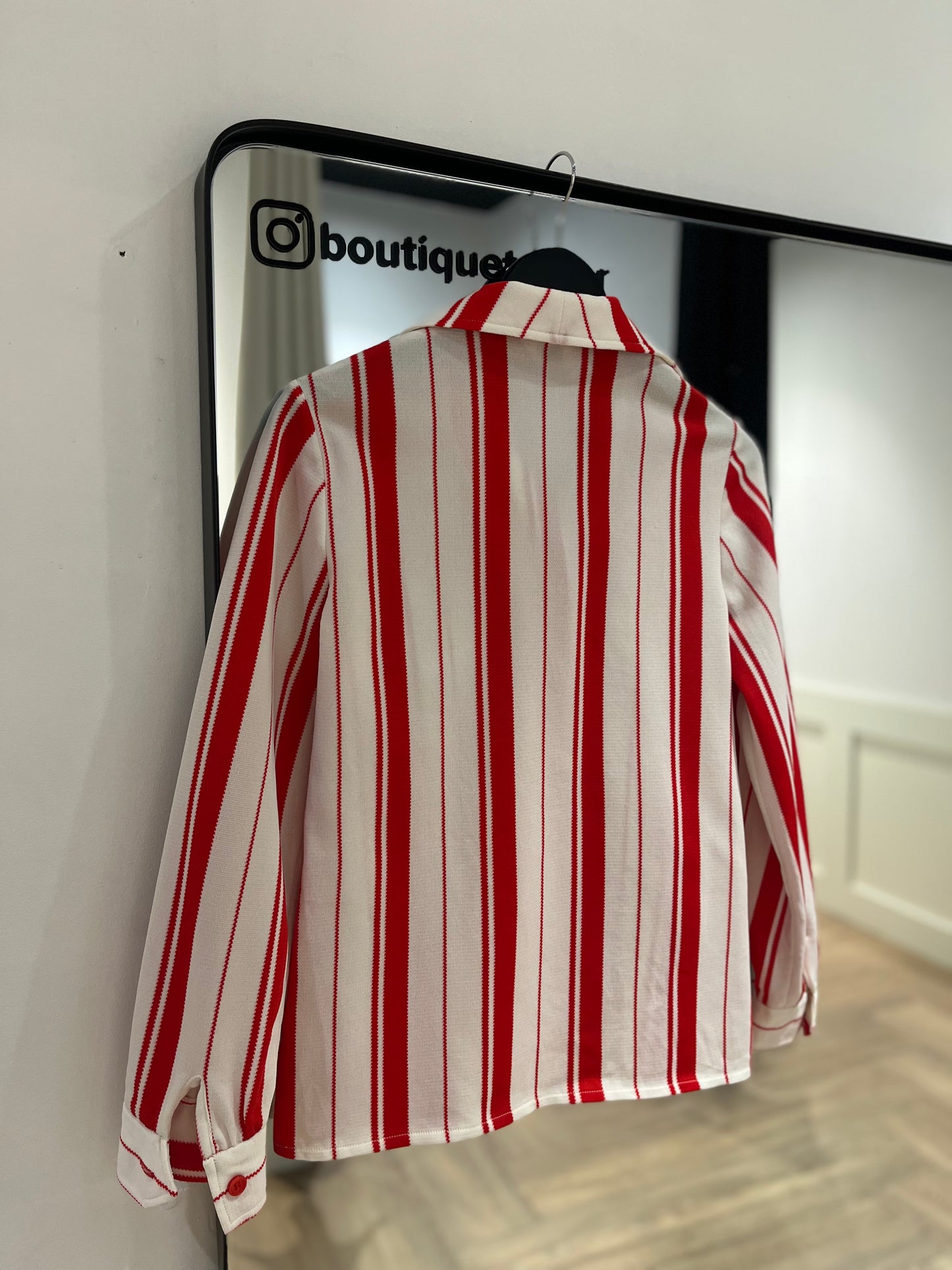 Blouse vintage à rayures S/M