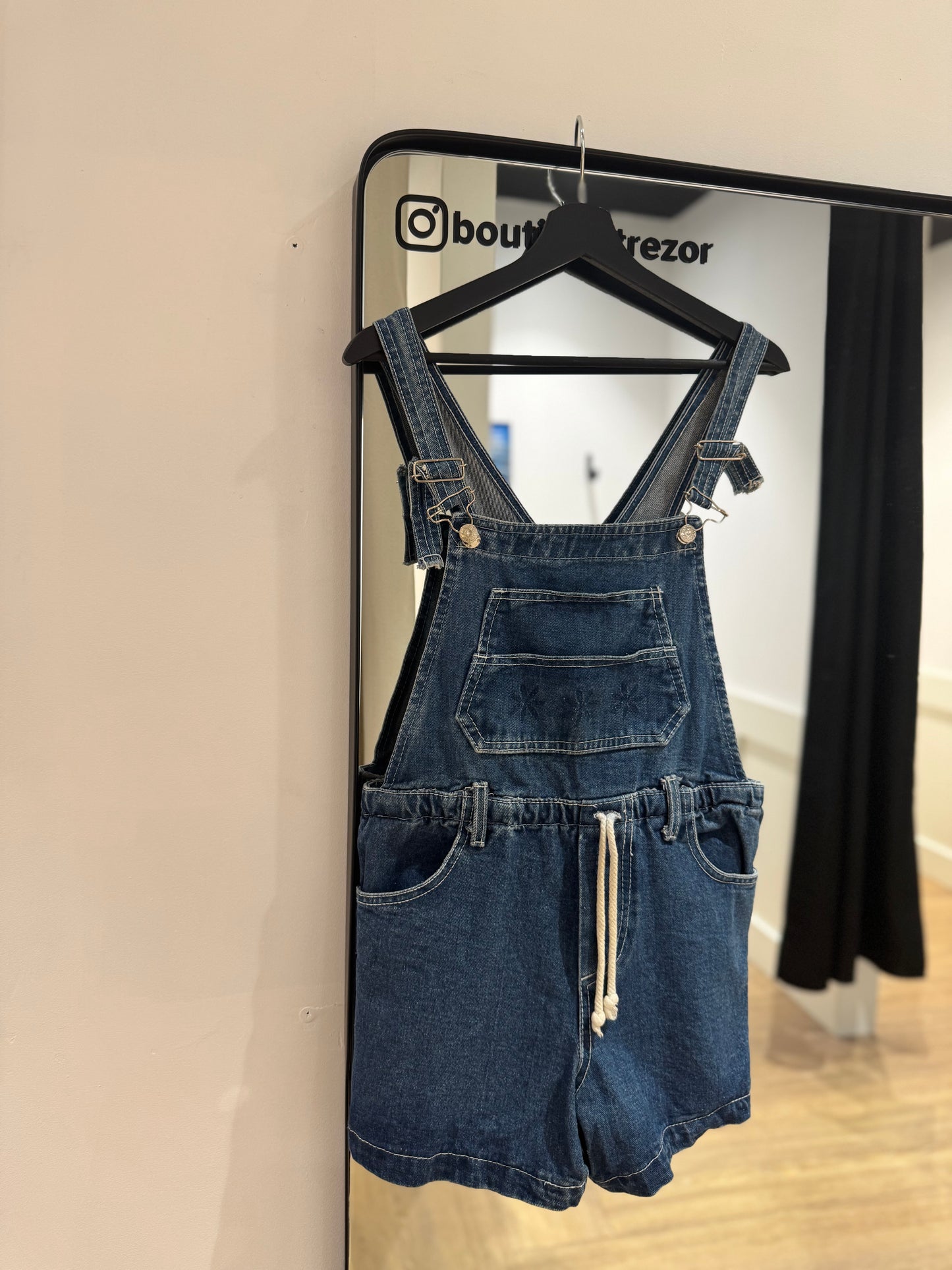 Salopette short en jean M