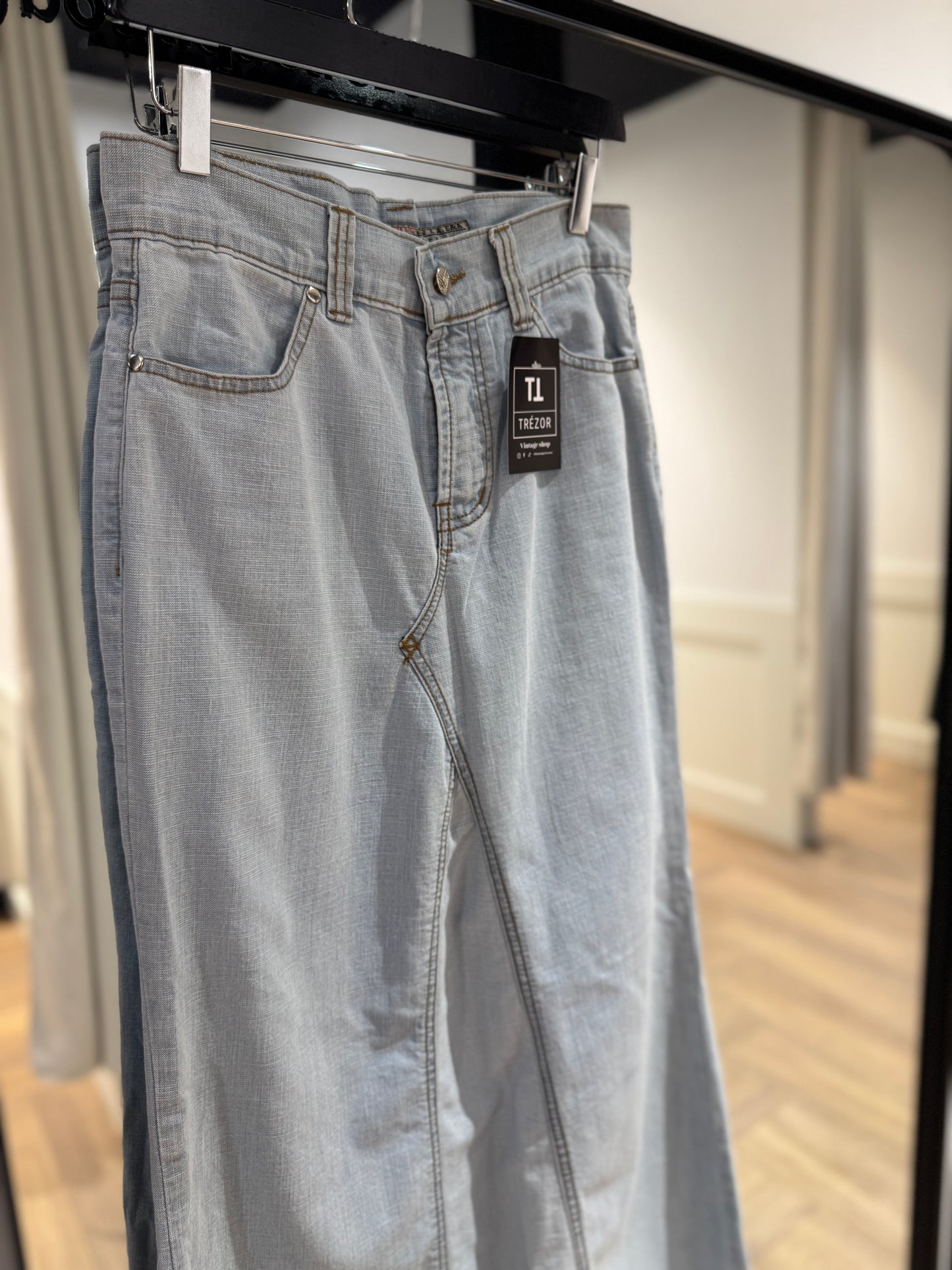 Jupe longue en jean 38