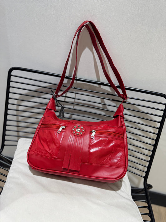 Sac vintage rouge
