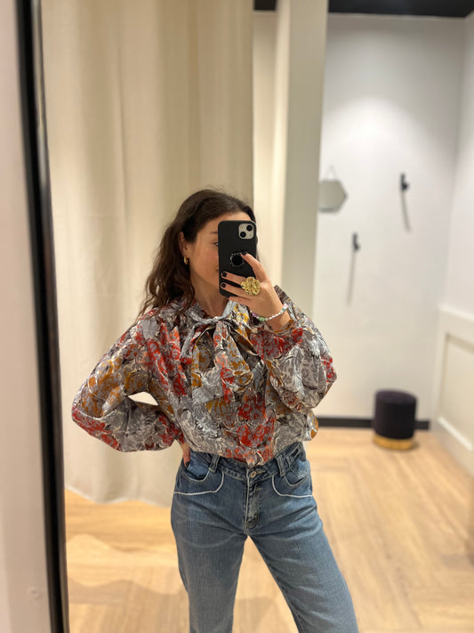 Blouse à motifs M