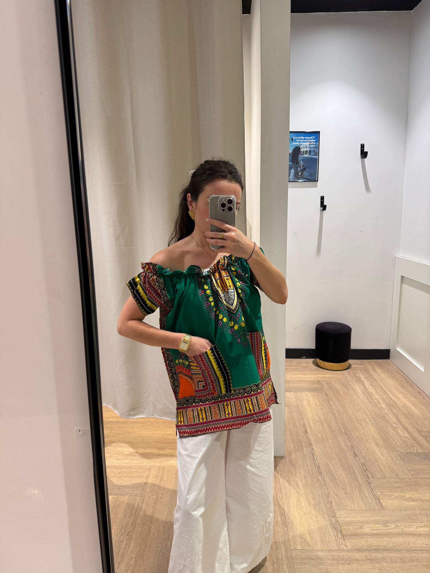 Blouse d’été à motifs S