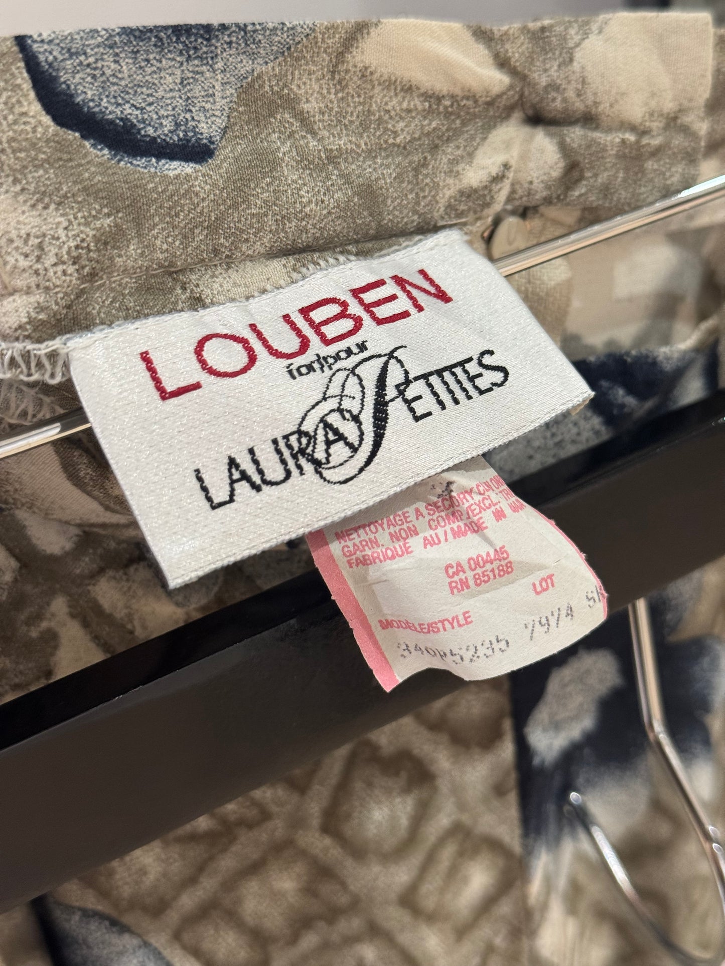 Jupe longue vintage à fleurs 34