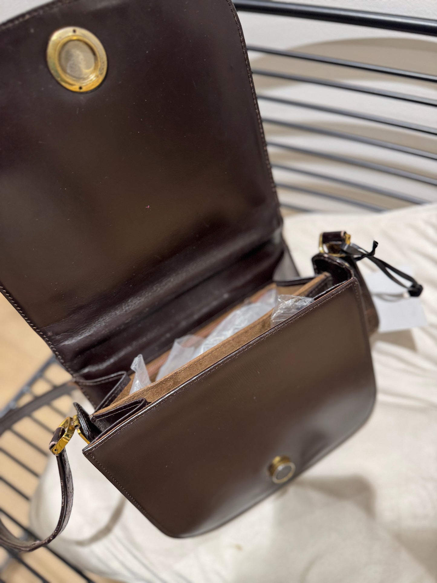 Sac à main vintage vernis