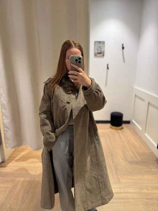 Manteau d’hiver long vintage L/XL