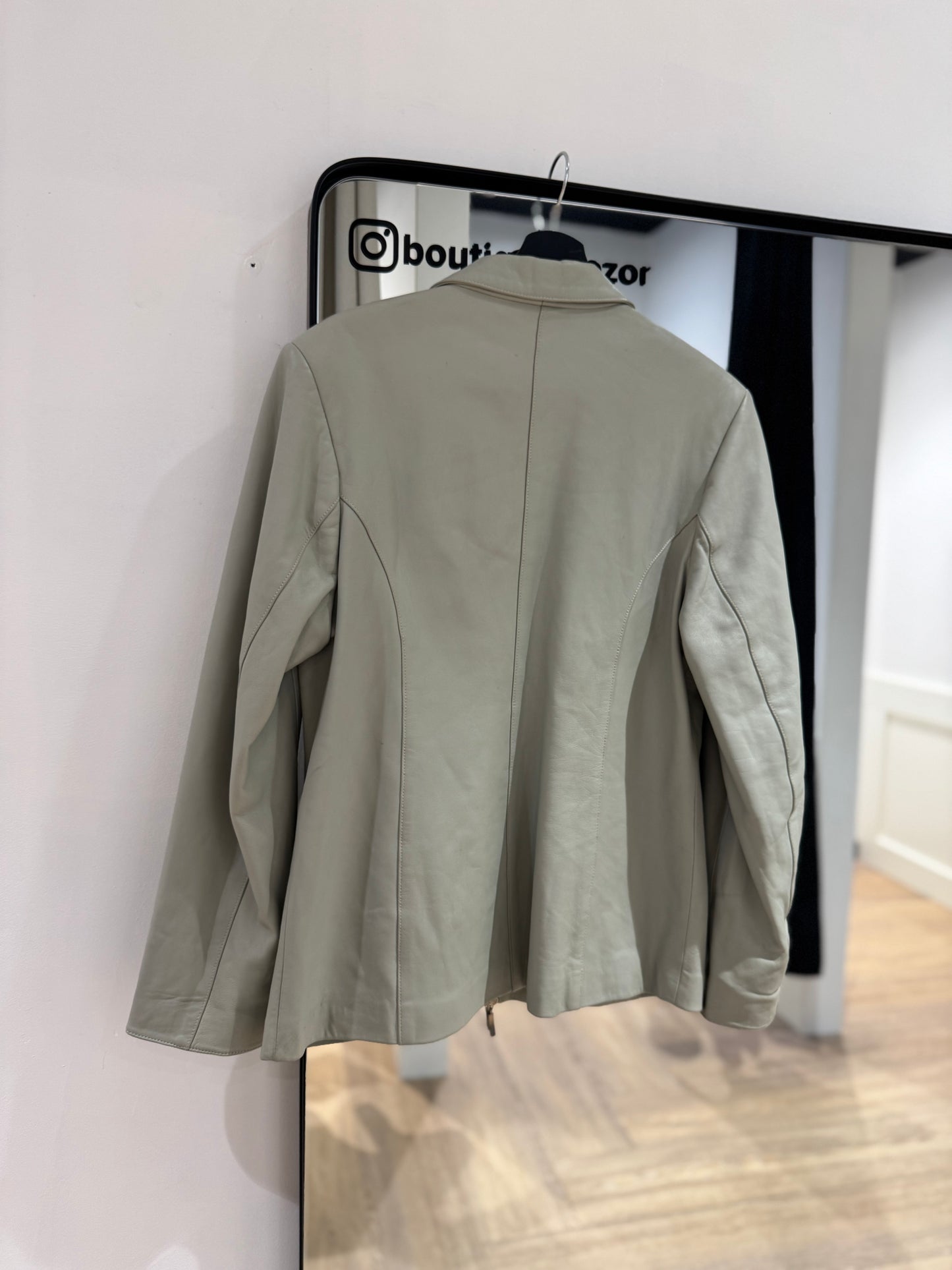 Veste en cuir vintage M
