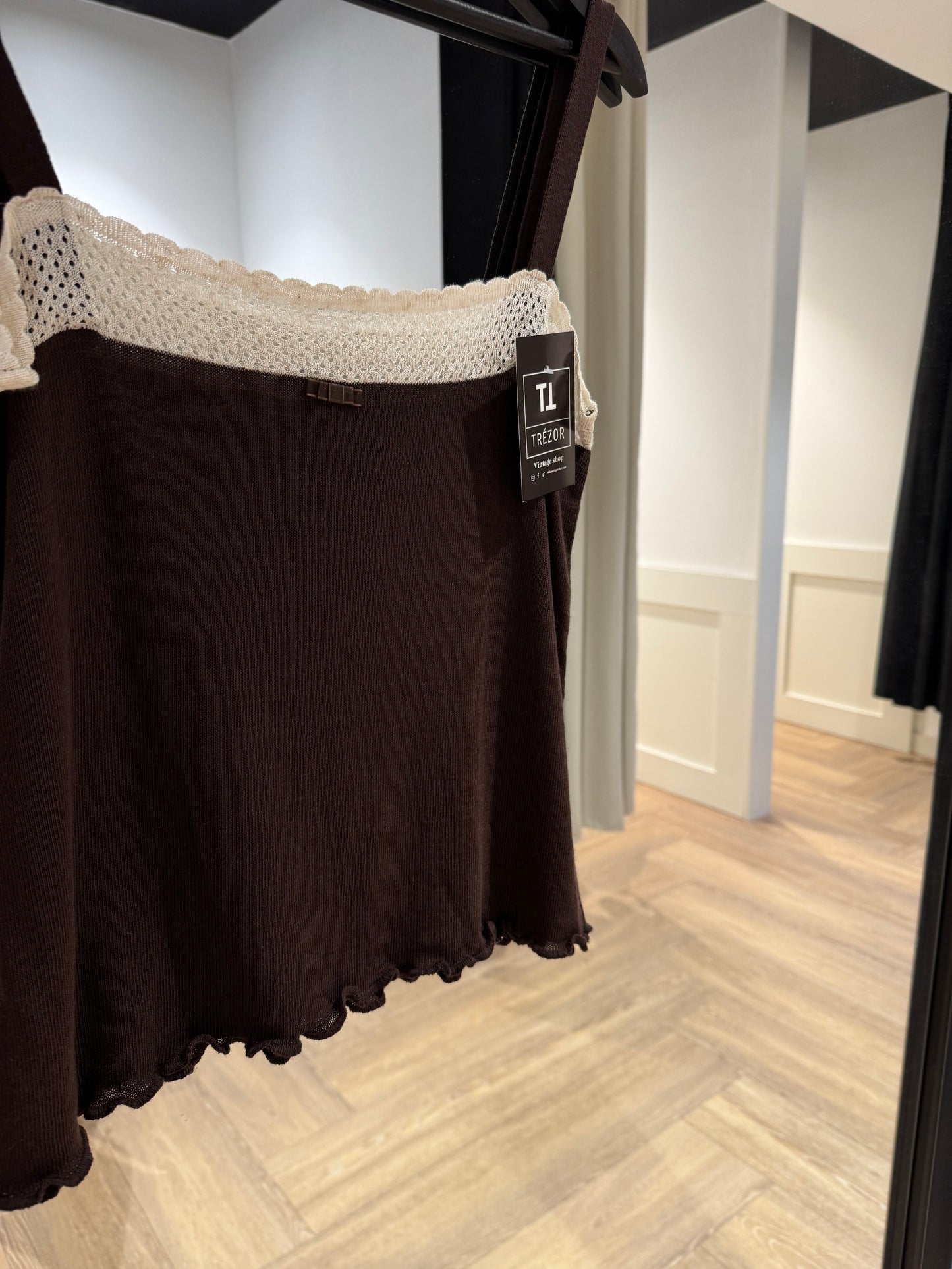 Top débardeur vintage en maille M