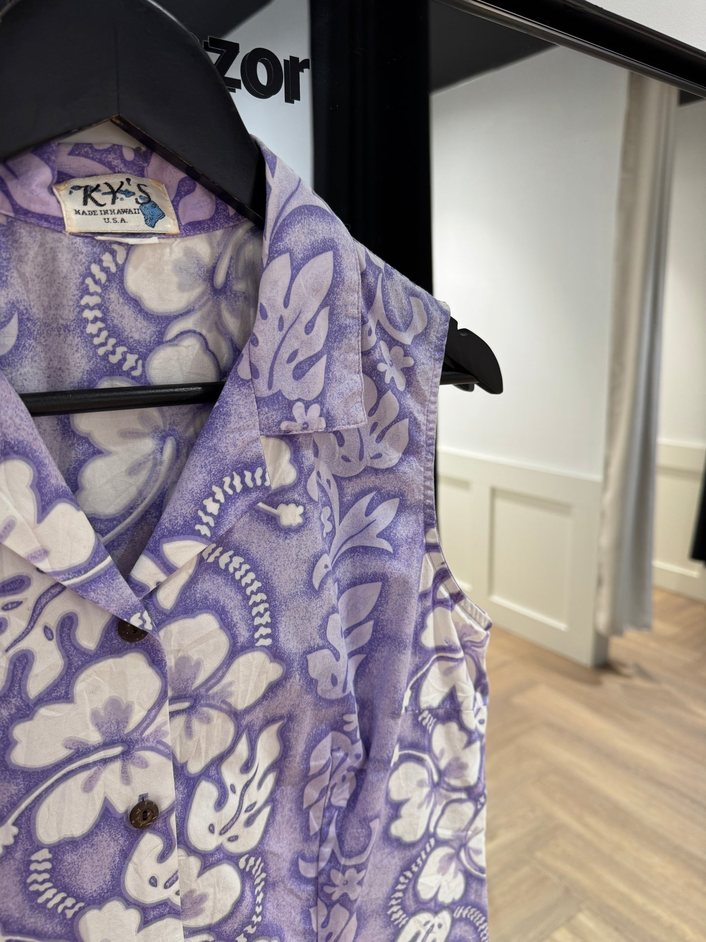 Chemise à fleurs hawaïennes M