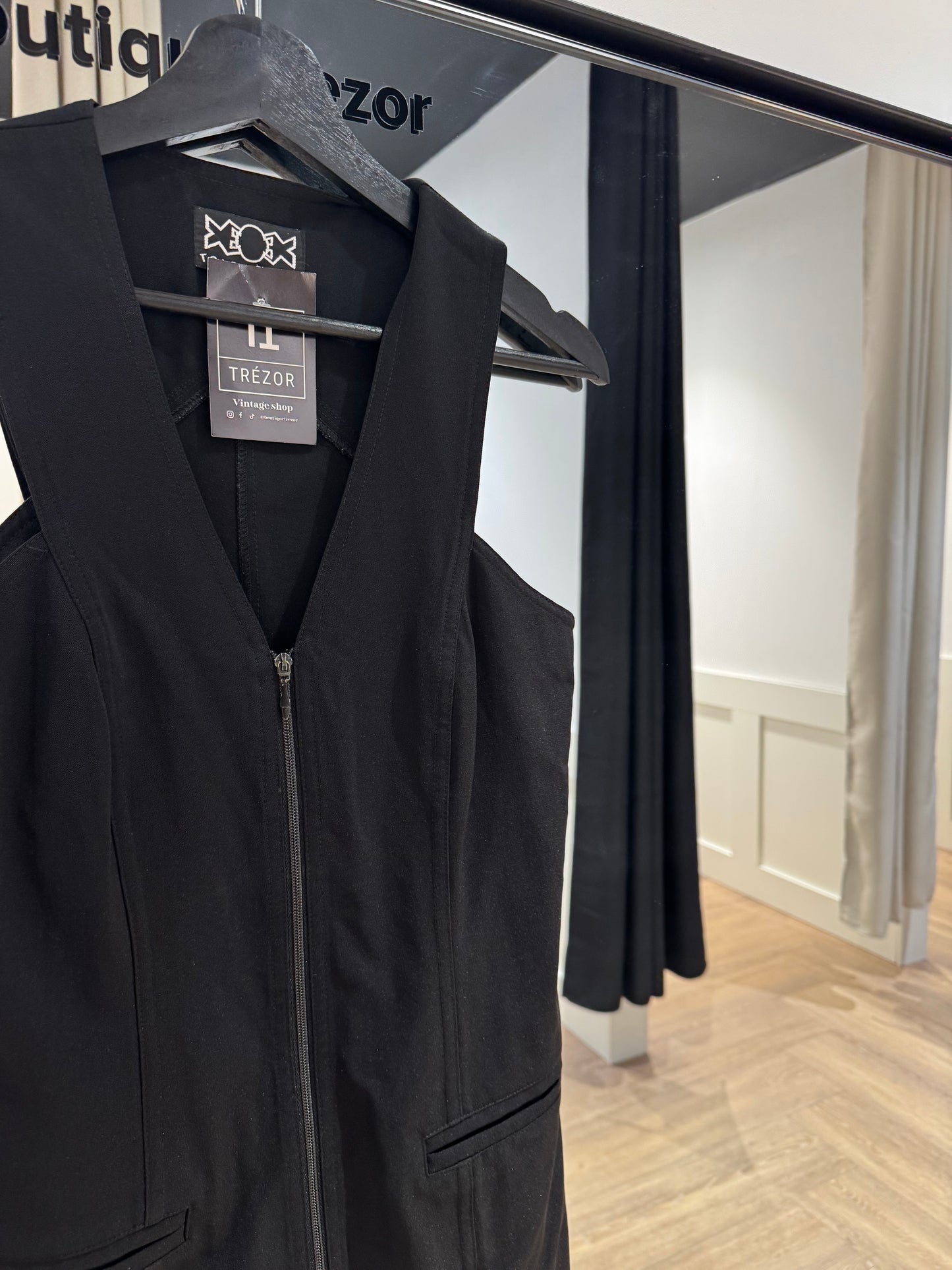 Top vintage à zip S