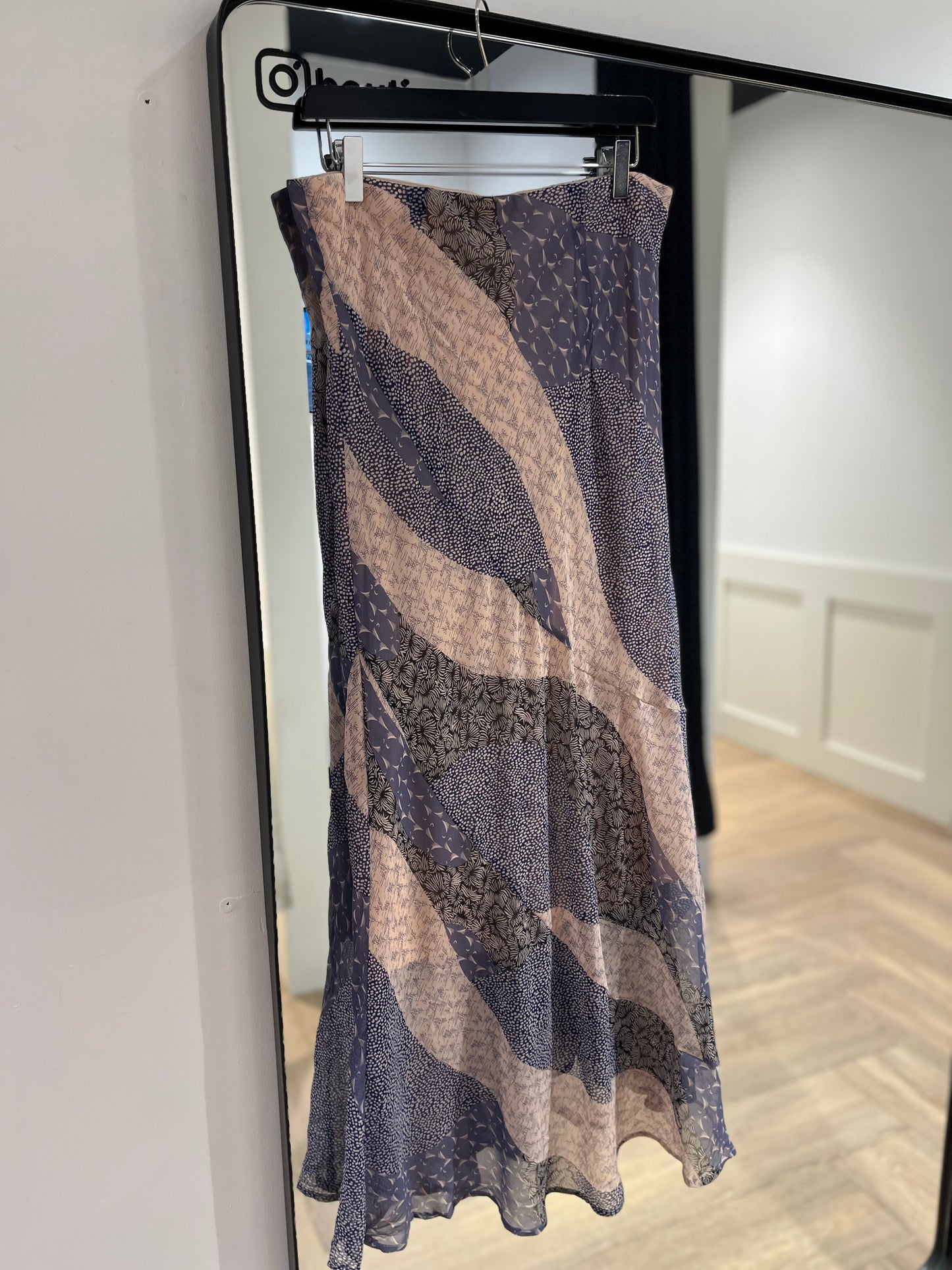 Jupe longue à motifs L