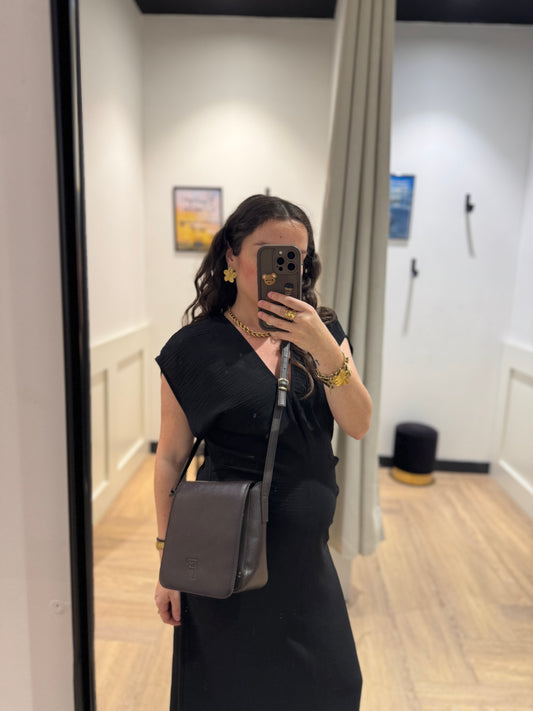 Sac bandoulière vintage marron