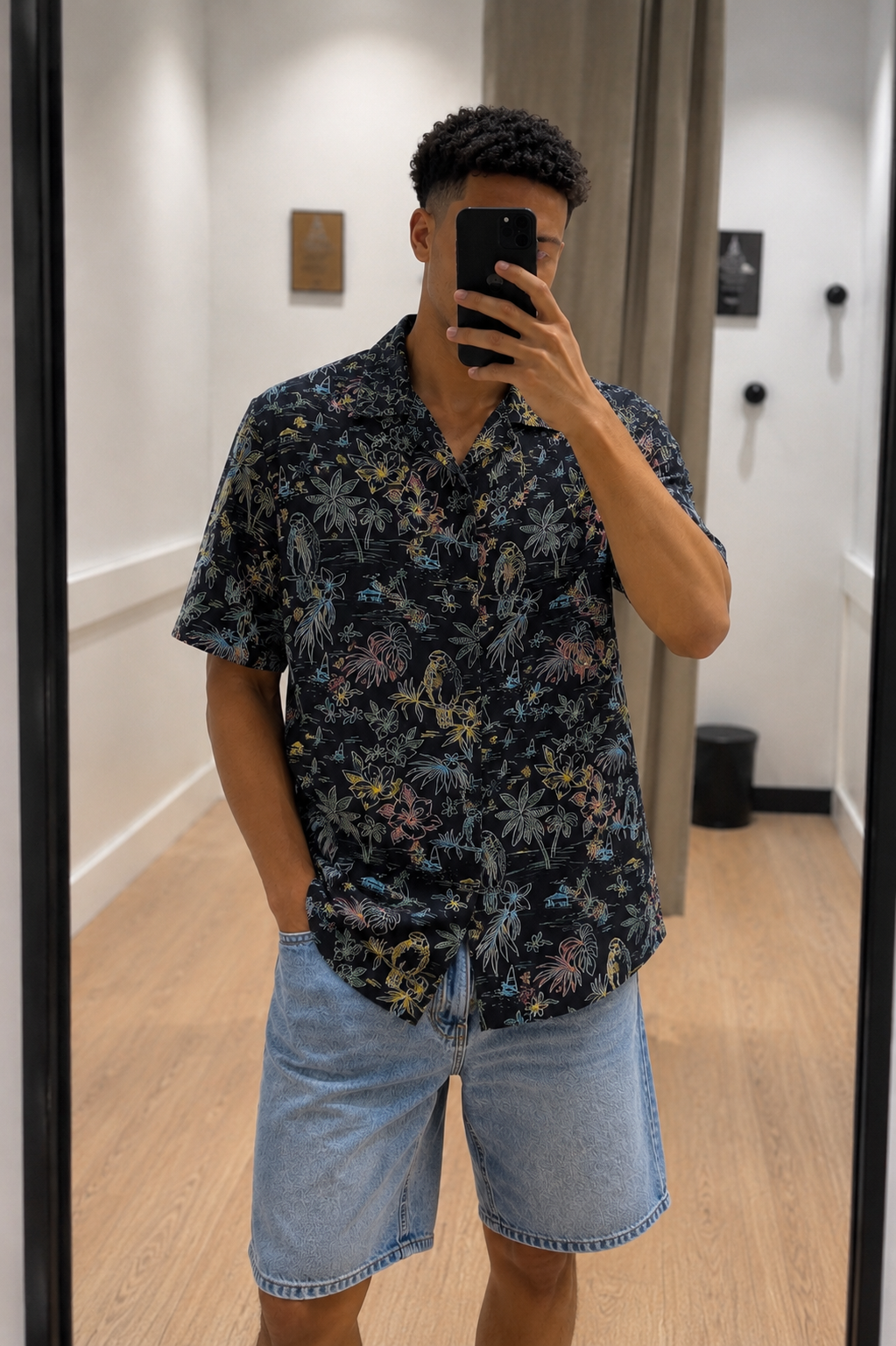Chemise d’été à motifs L