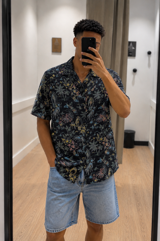 Chemise d’été à motifs L