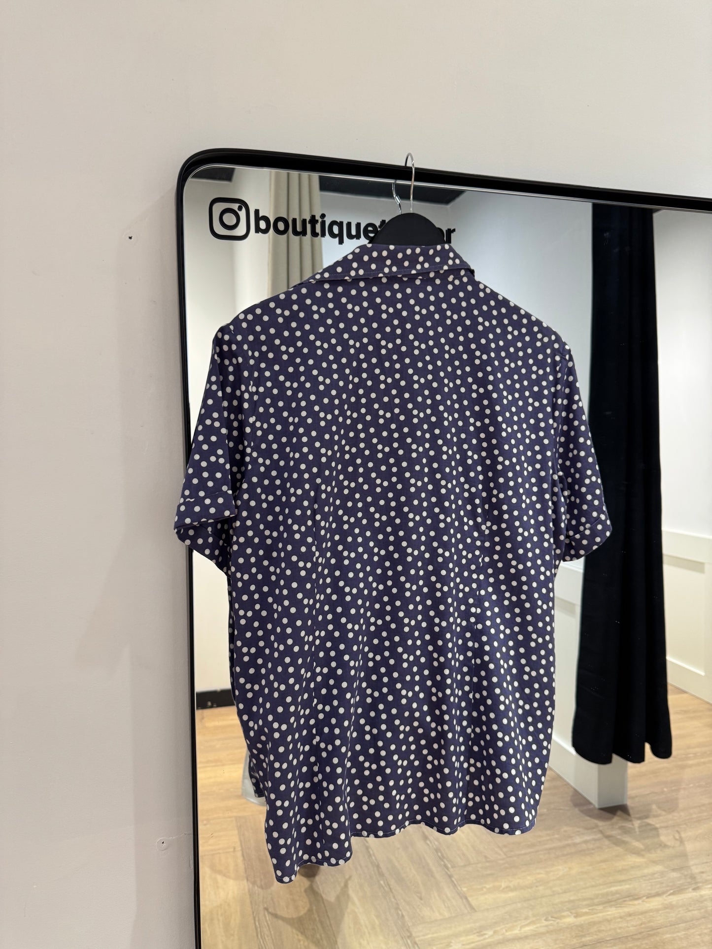 Blouse vintage à pois L