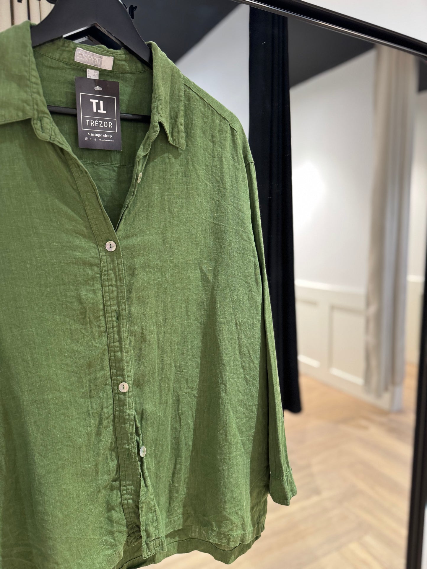 Chemise en lin Esprit XL