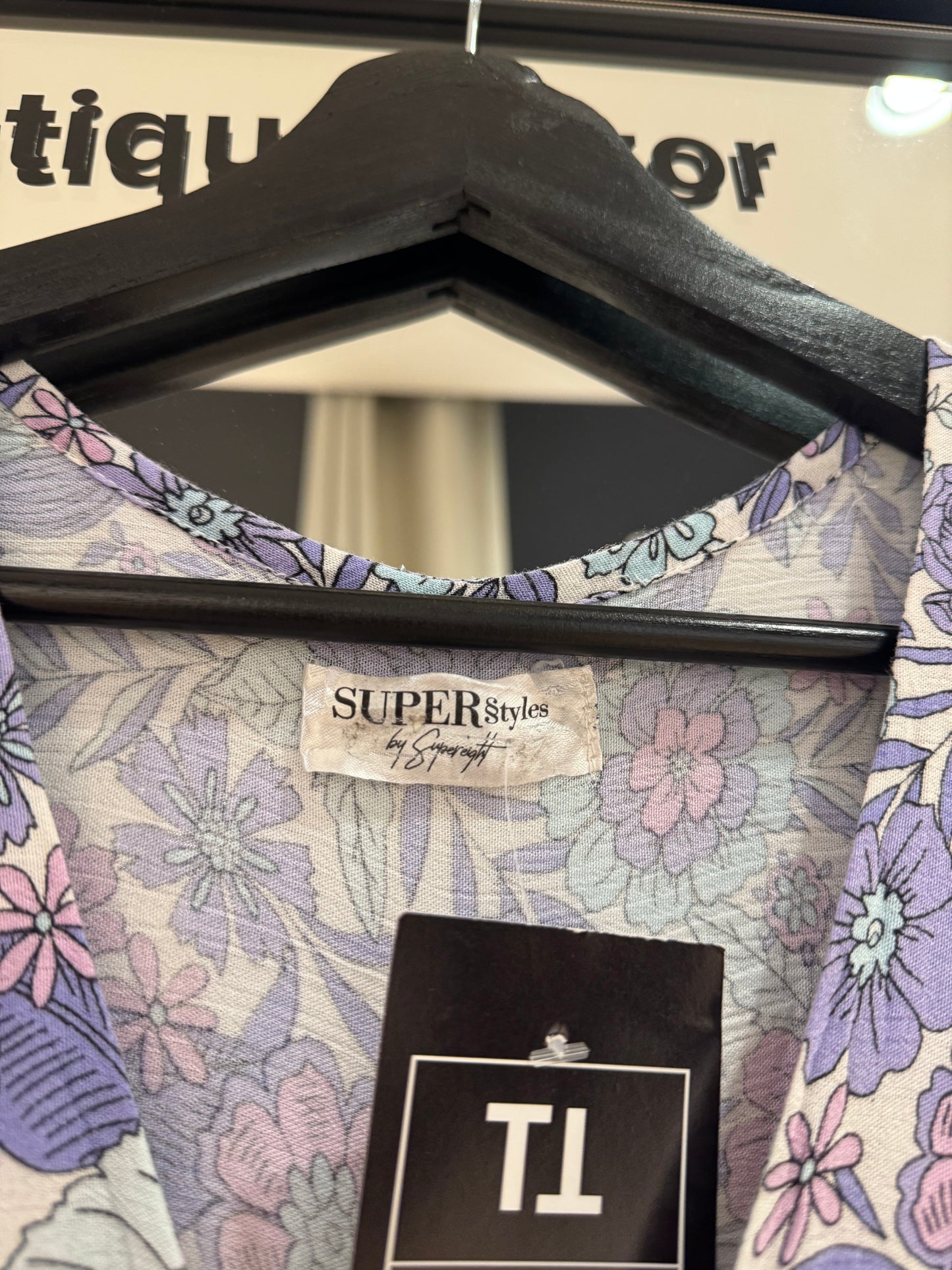 Robe longue à fleurs S