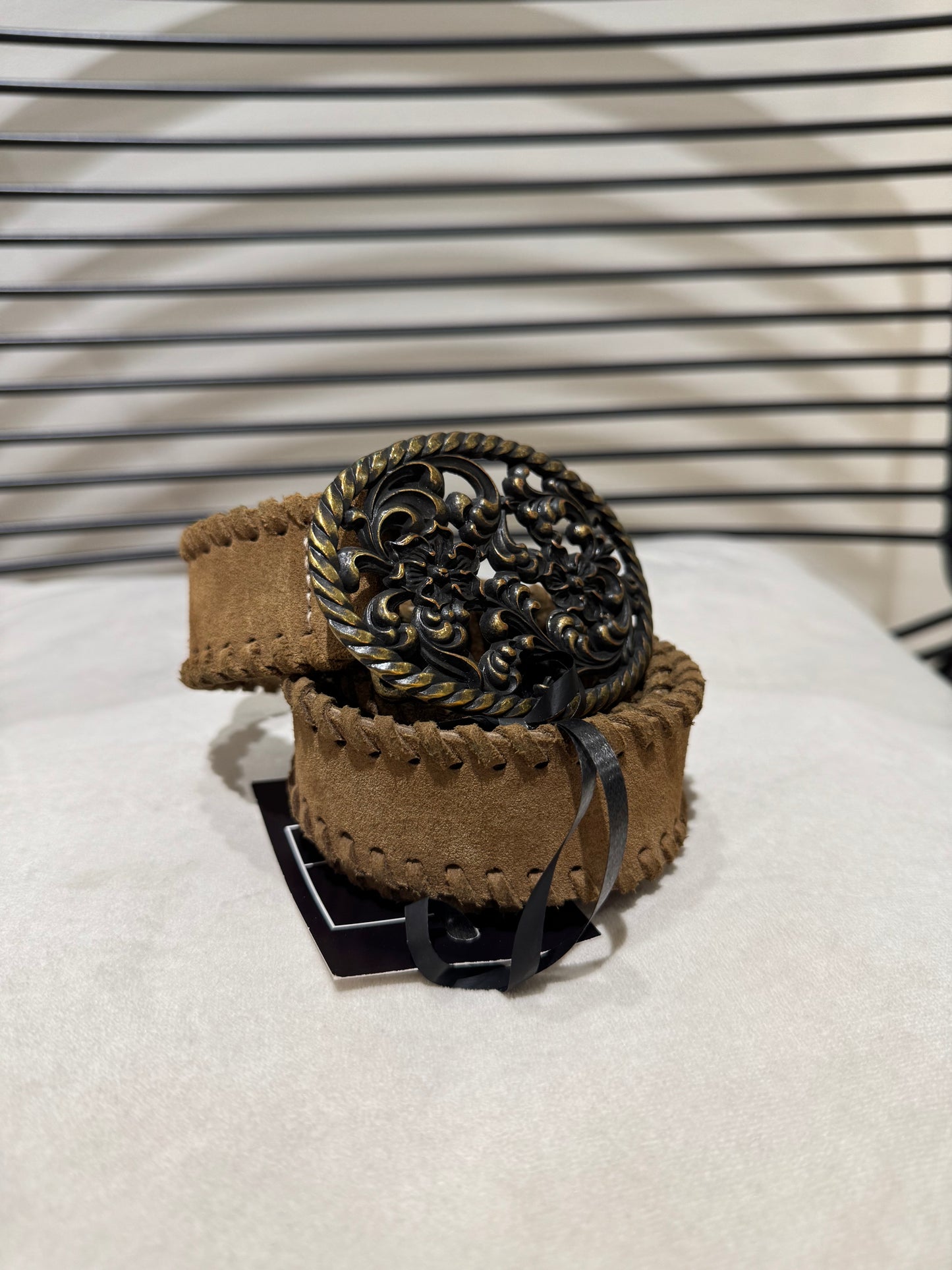 Ceinture vintage en cuir