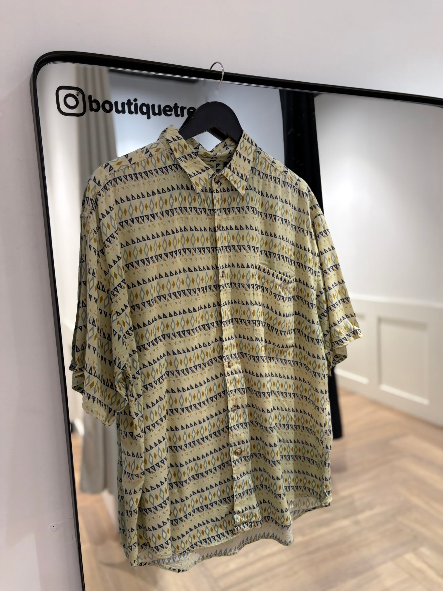 Chemise vintage homme à motifs XL
