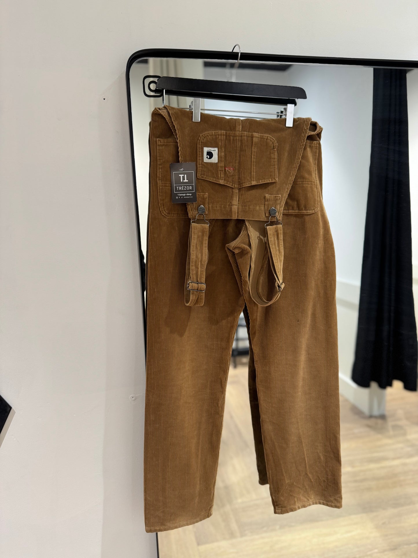 Salopette Carhartt en velours côtelé XS