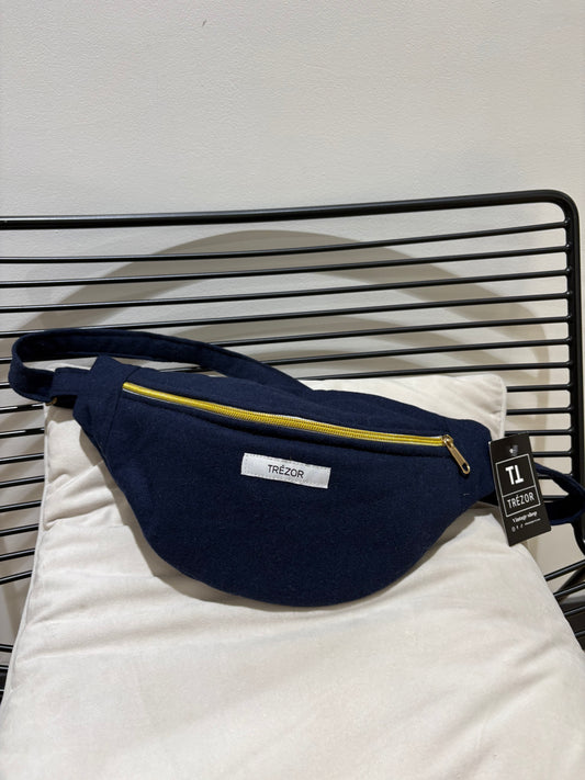 Sac banane bleu marine