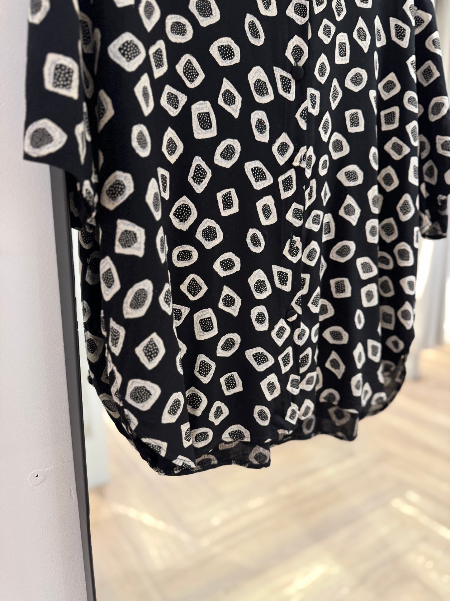 Blouse vintage à motifs XXL