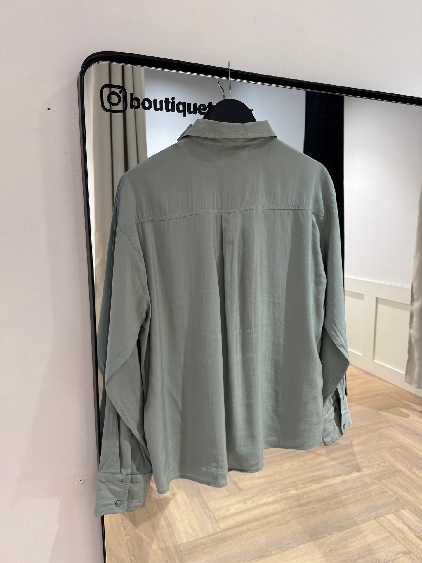 Chemise fluide à manches longues M
