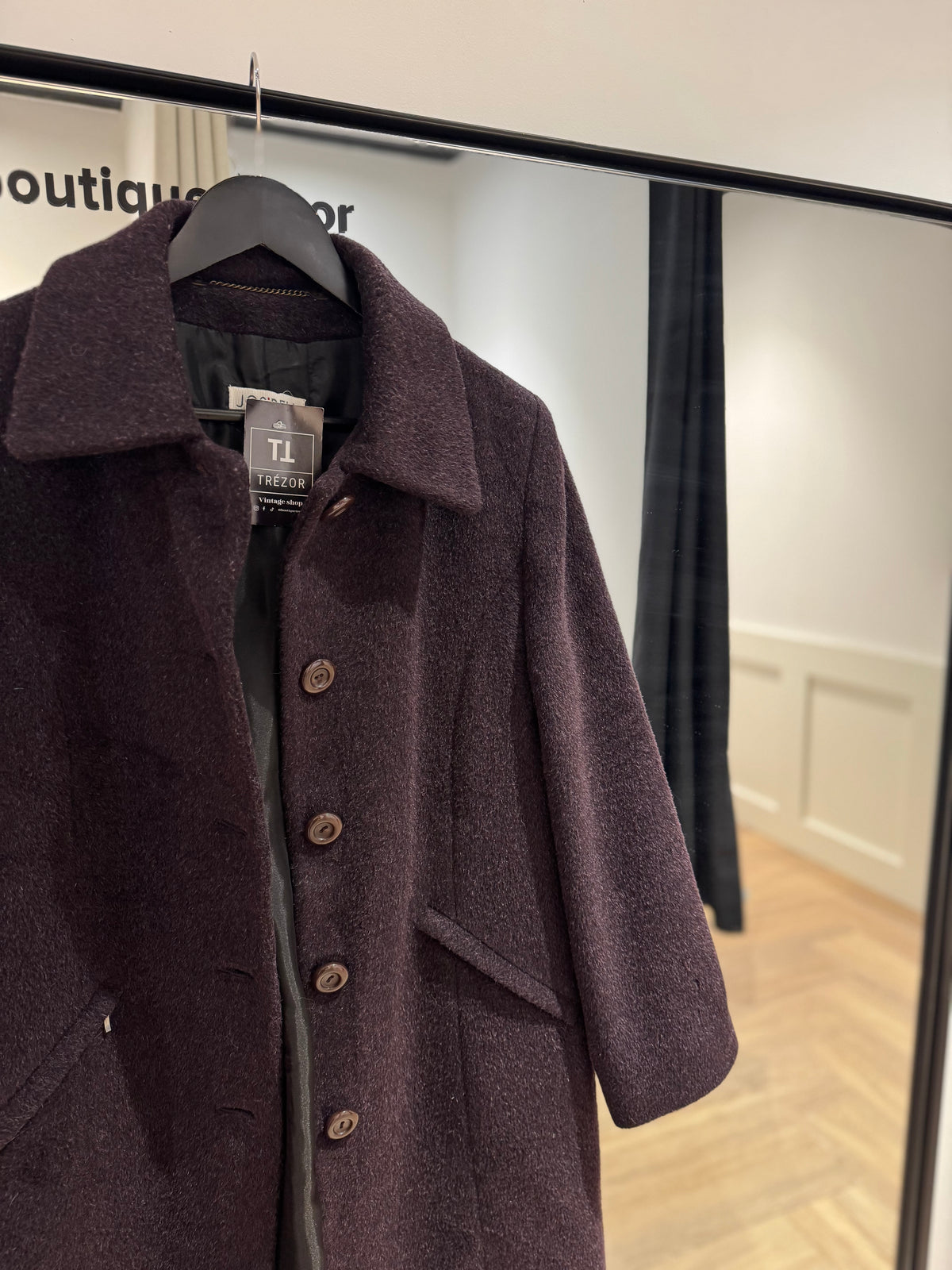 Manteau d’hiver vintage en laine M