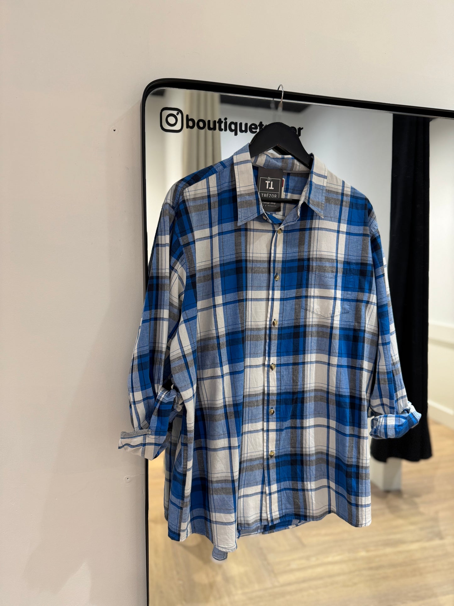 Chemise Wrangler à carreaux XL