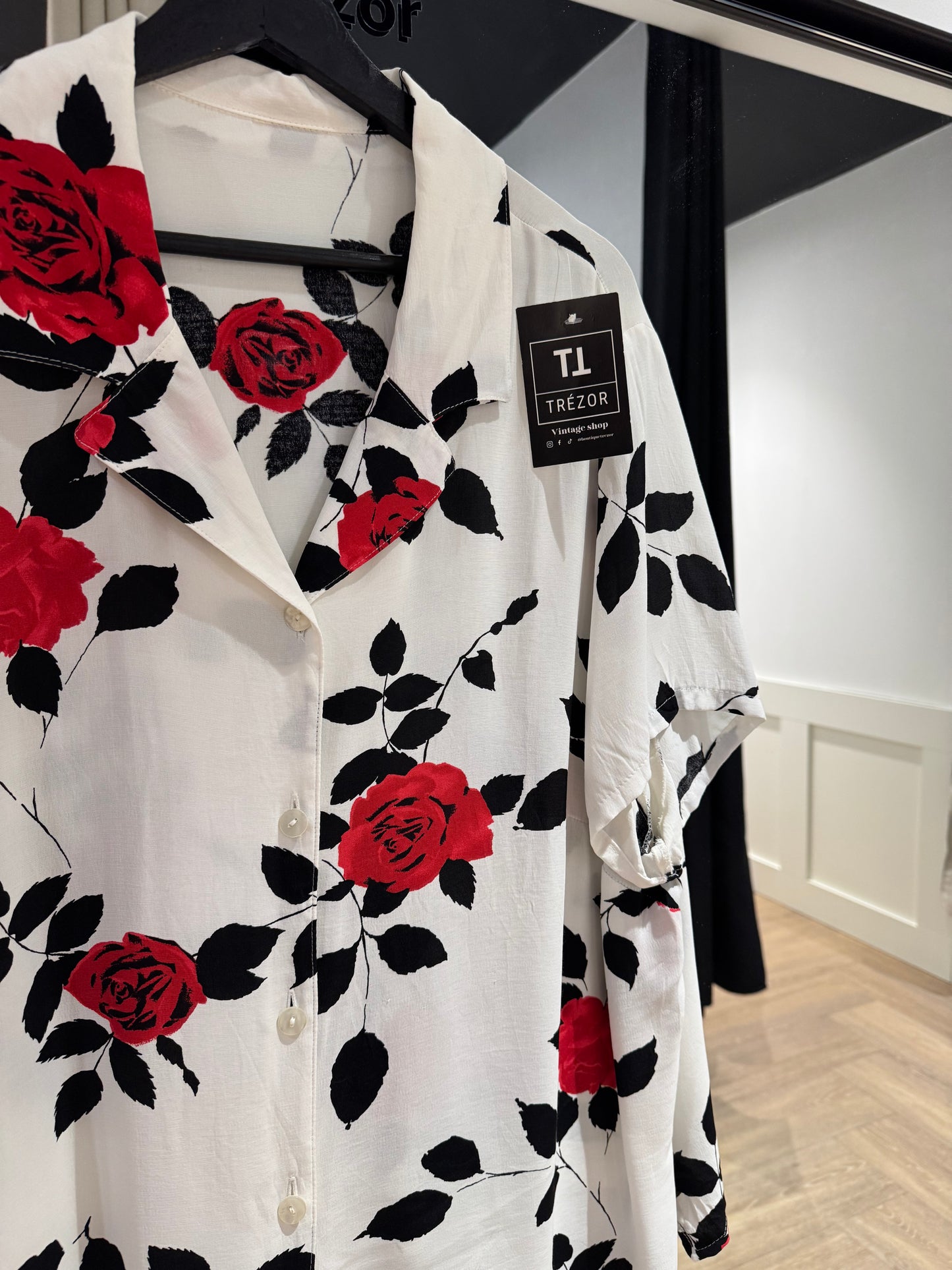 Blouse à fleurs 3XL