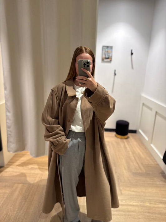 Manteau en laine et cachemire XXL
