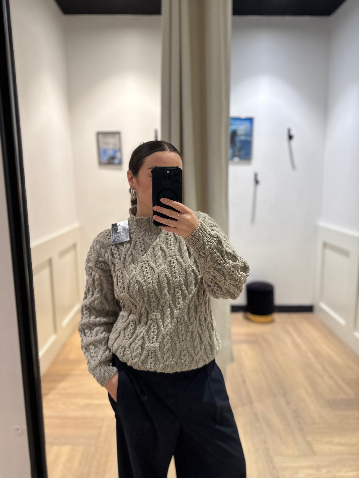 Pull vintage d’hiver S