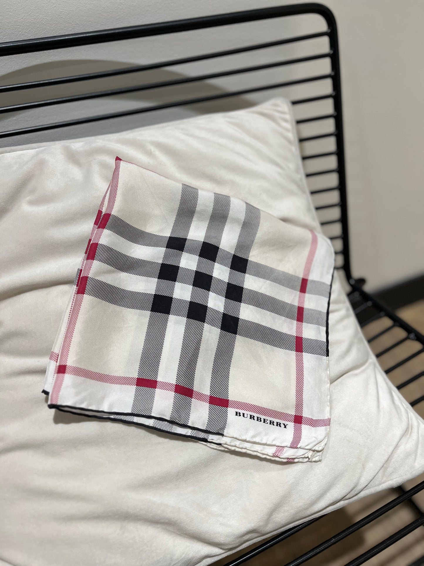 Carré de soie Burberry