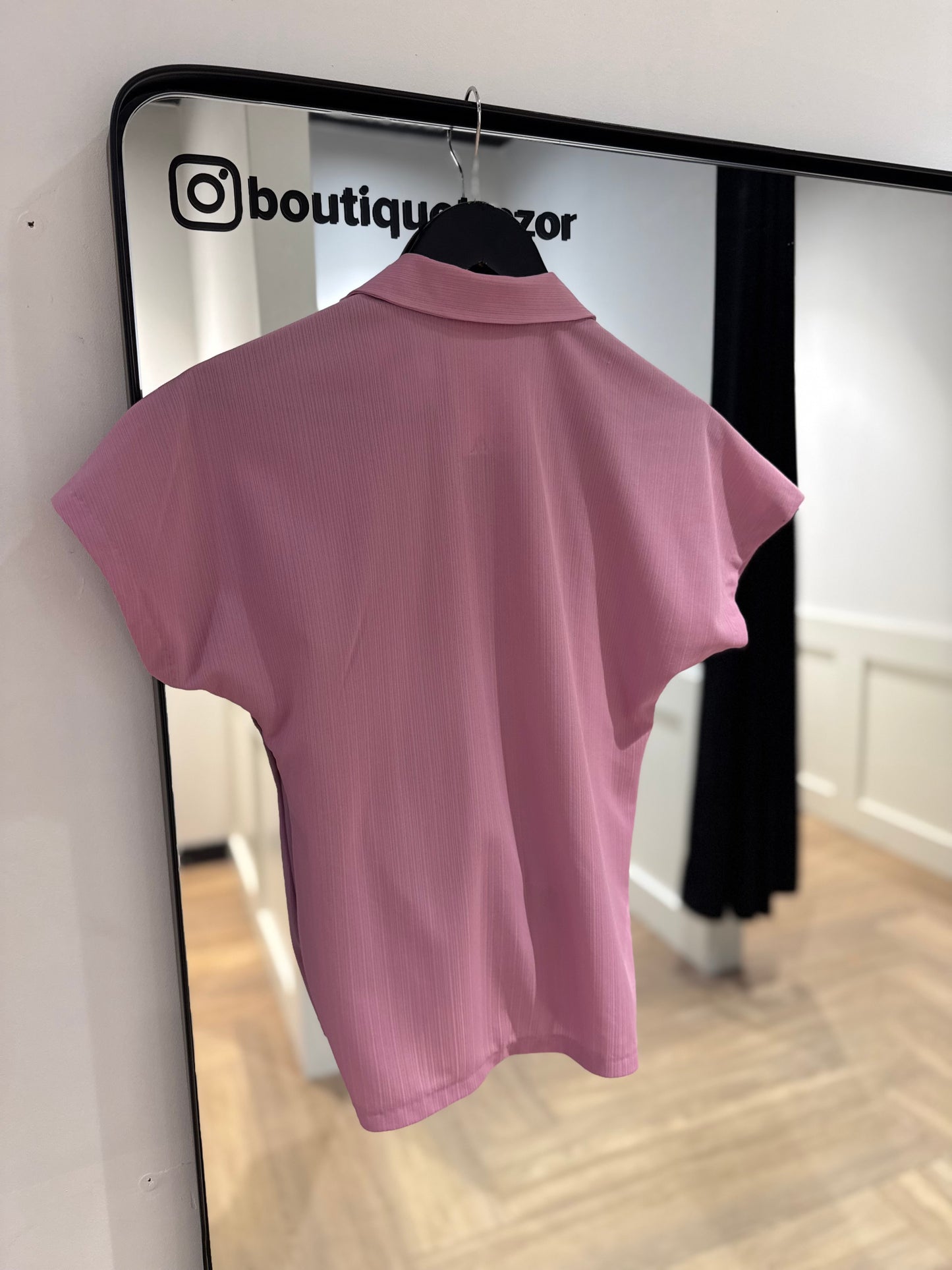 Blouse vintage rose S
