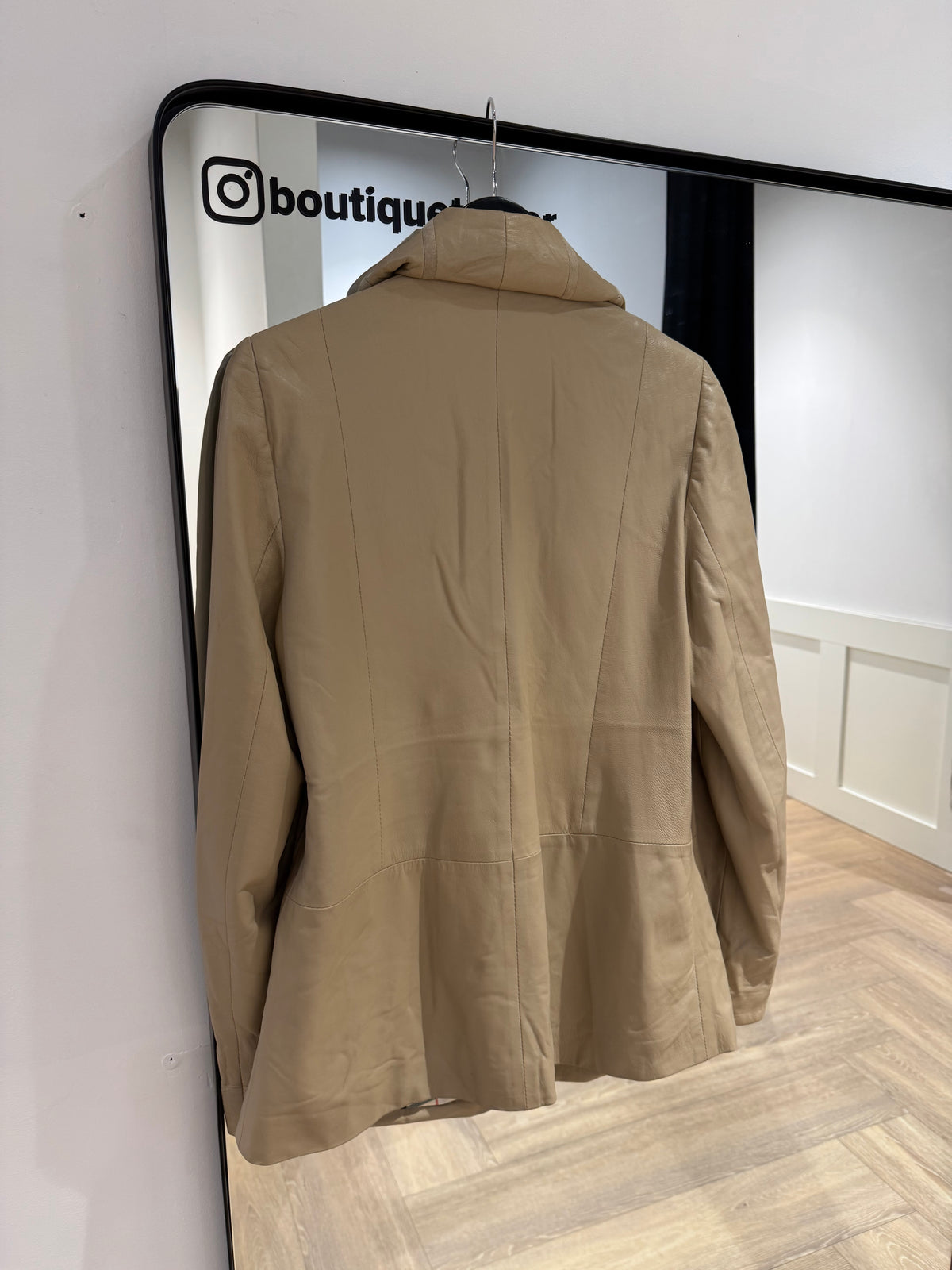 Veste en cuir vintage M/L
