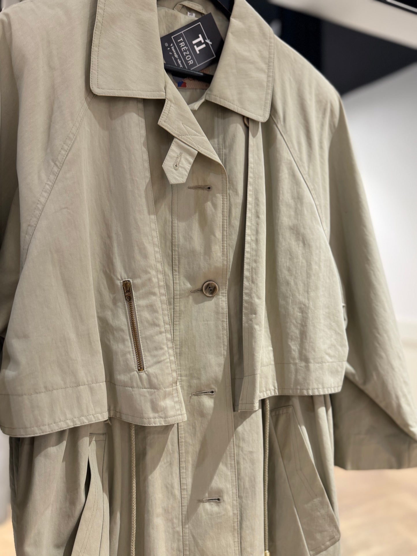 Trench vintage beige M
