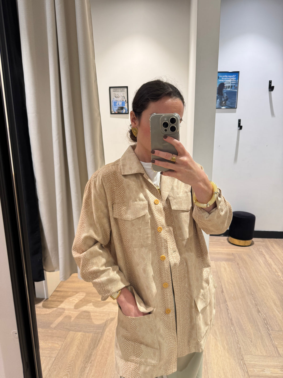 Veste vintage python M