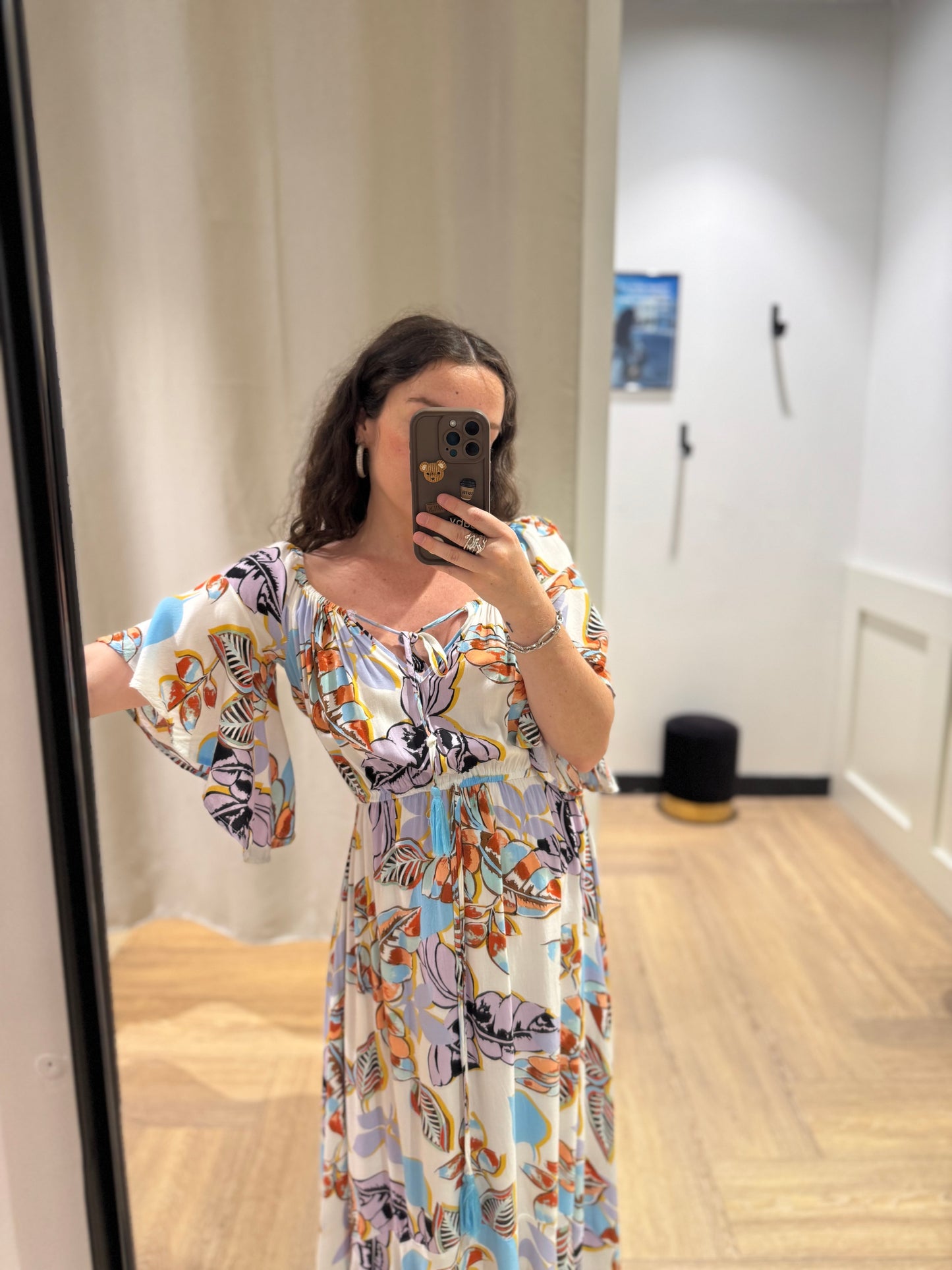 Robe longue d’été à motifs S/M