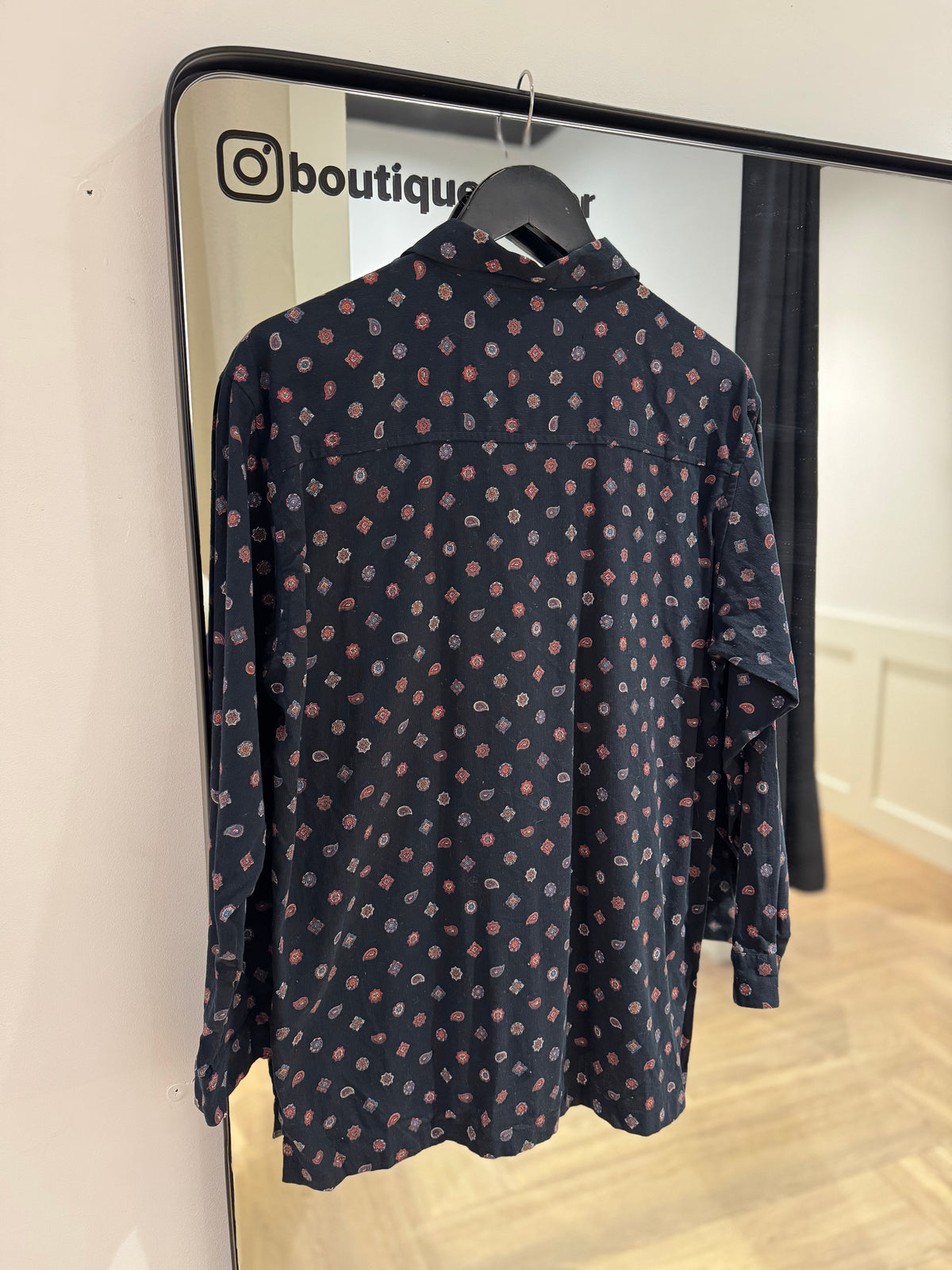 Blouse vintage à motifs M