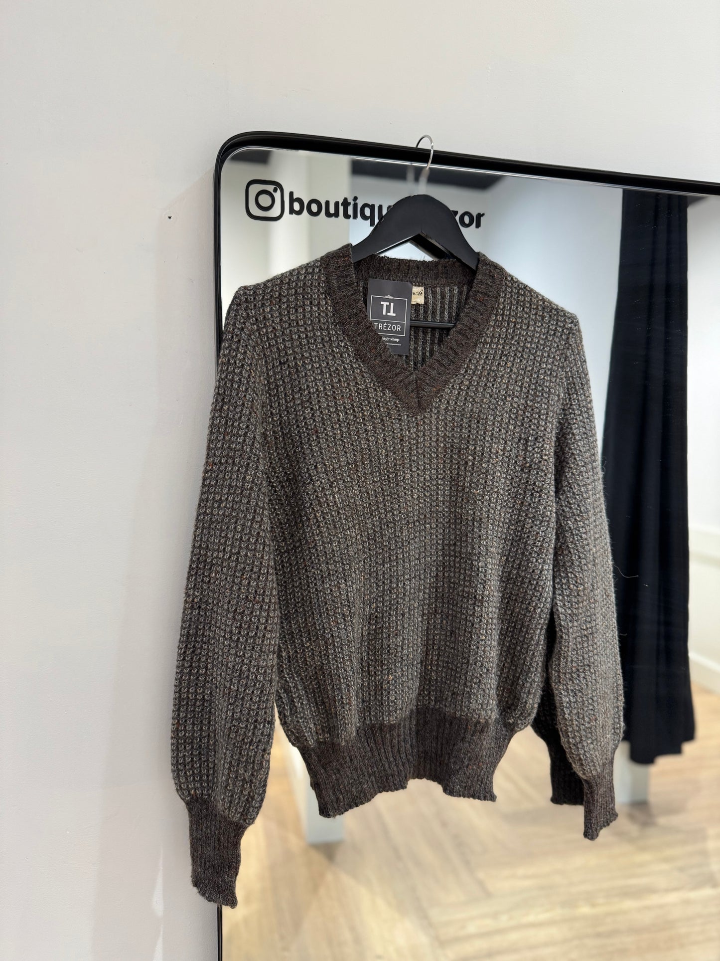 Pull d’hiver vintage M