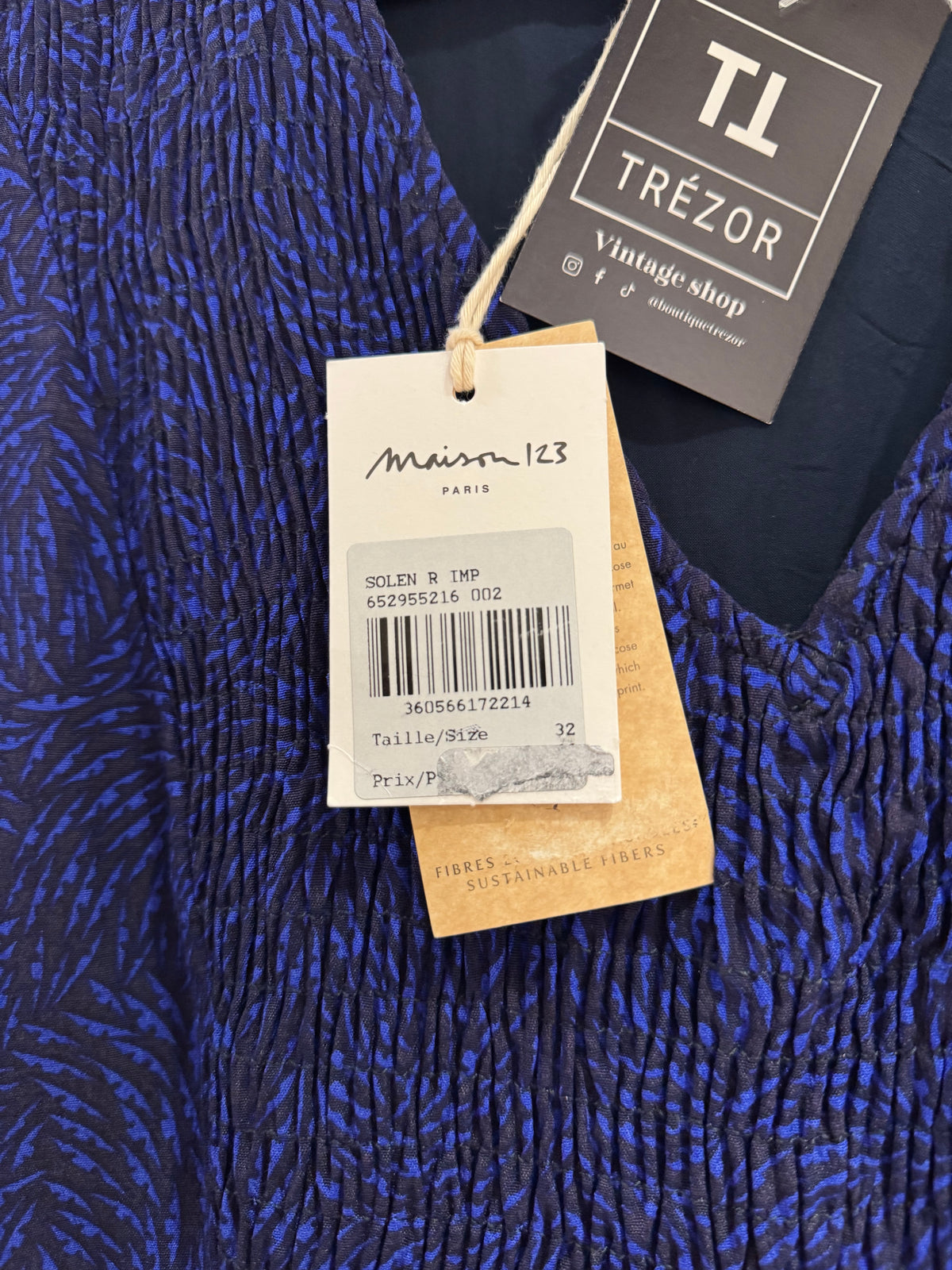 Robe à motifs XS