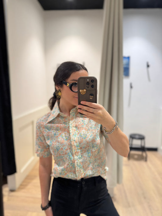 Chemise à fleurs XS