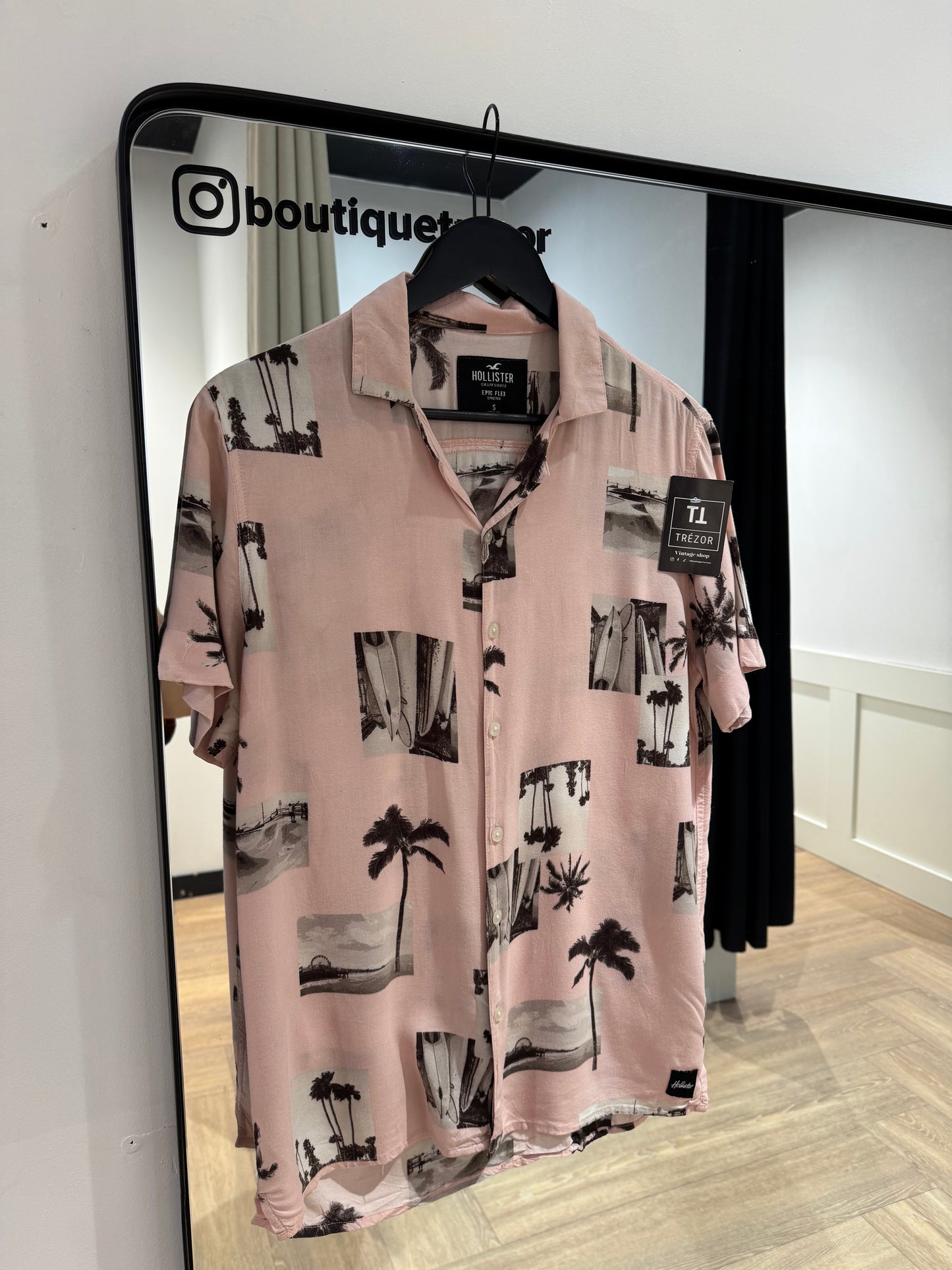 Chemise d’été à motifs Homme S