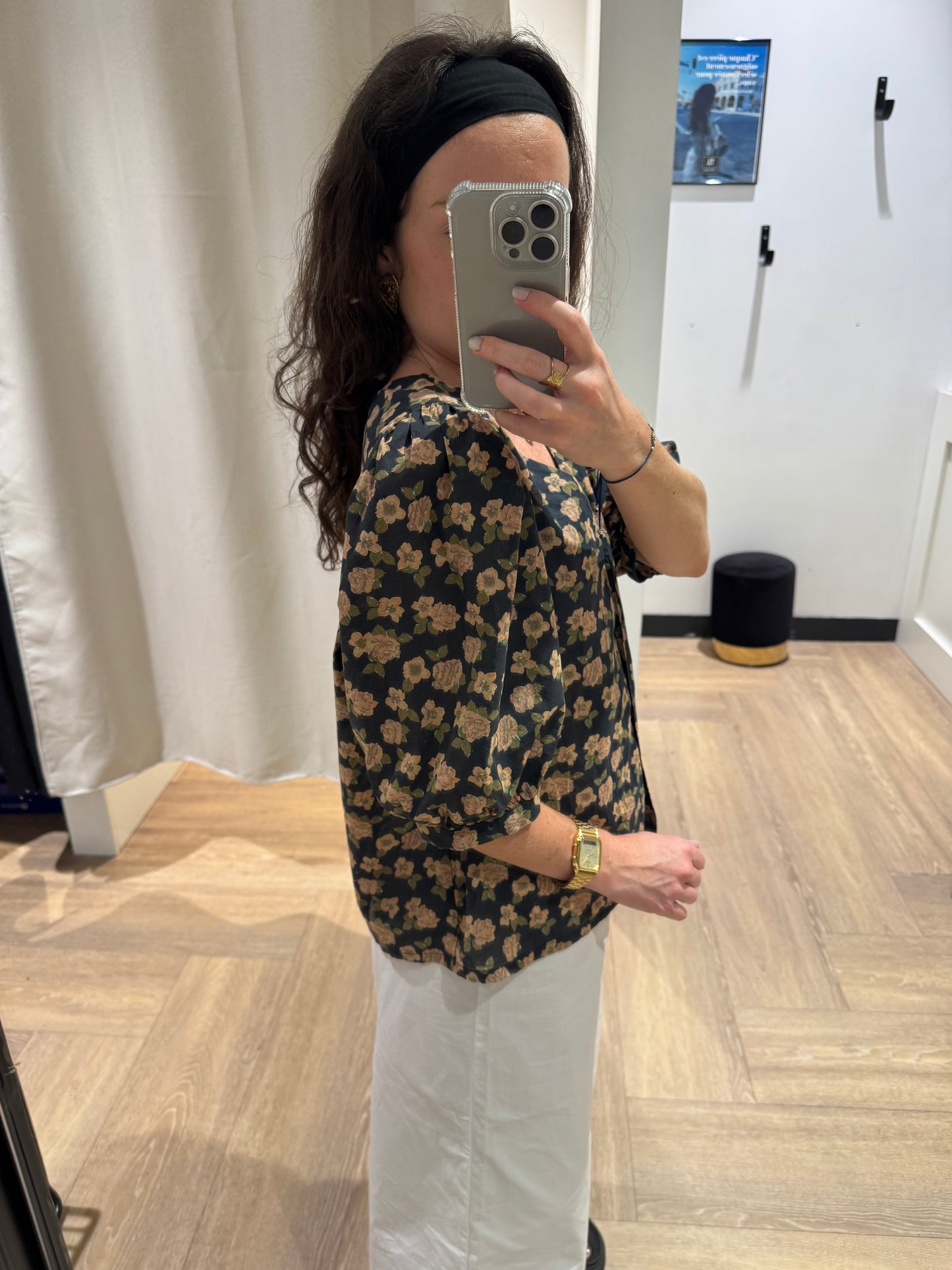 Blouse à fleurs M