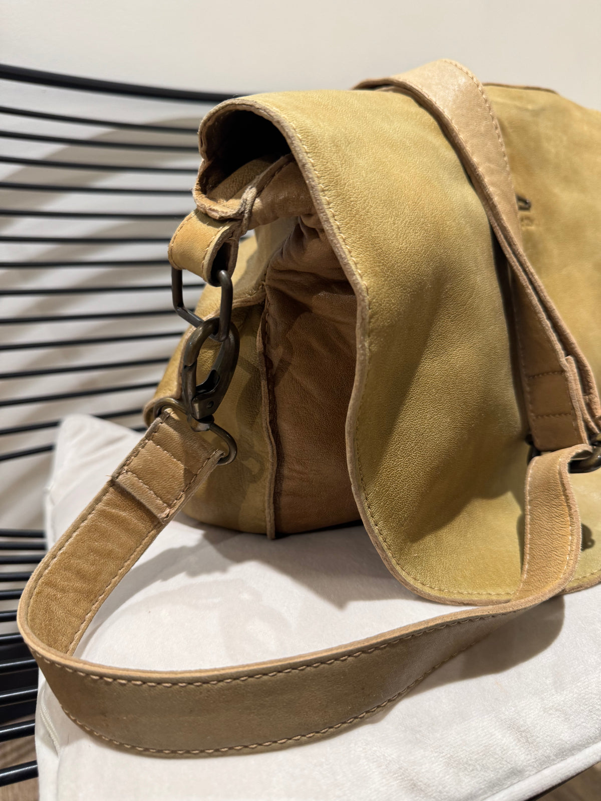 Sac besace en cuir IKKS