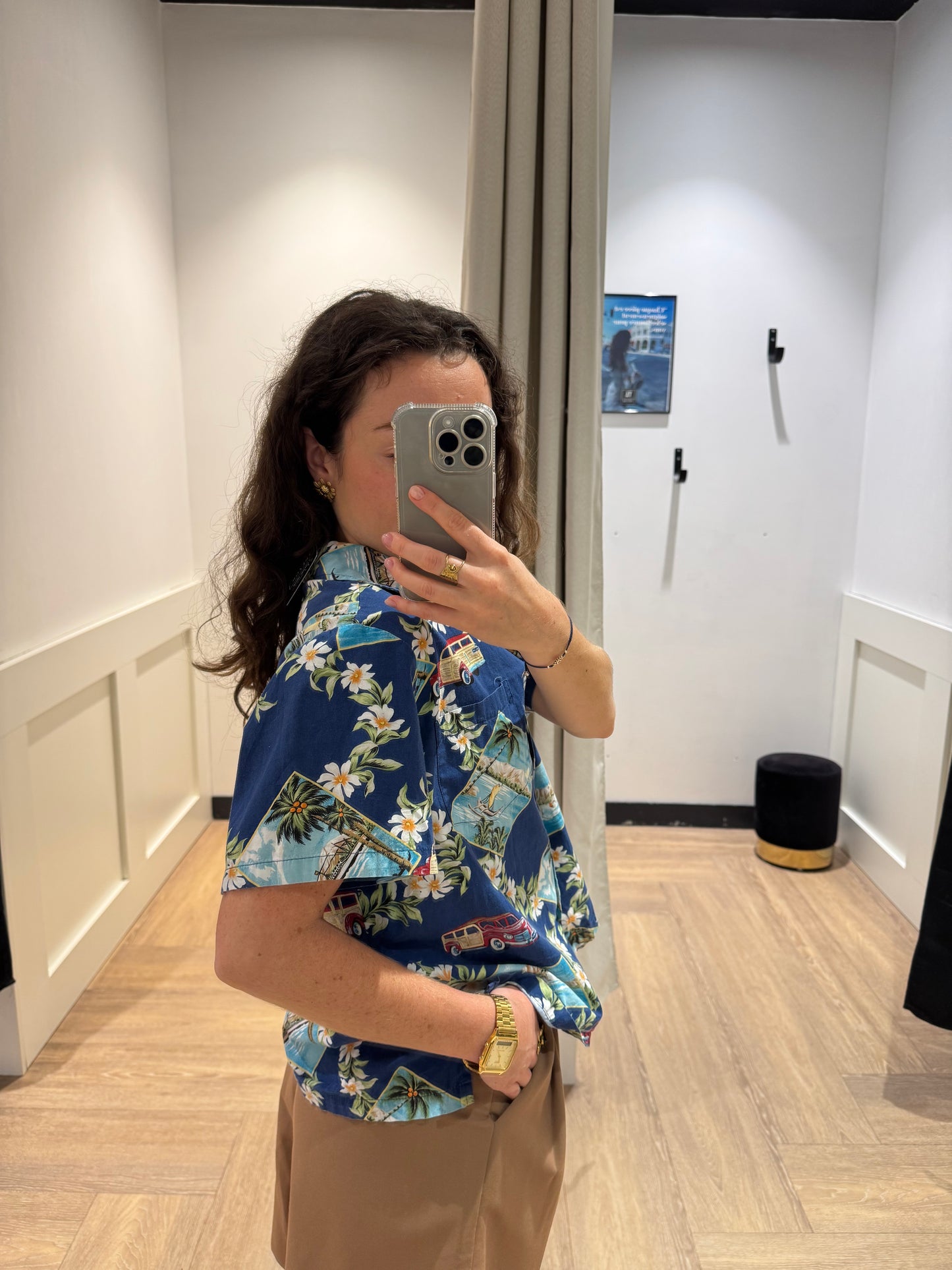 Chemise à fleurs hawaïennes L