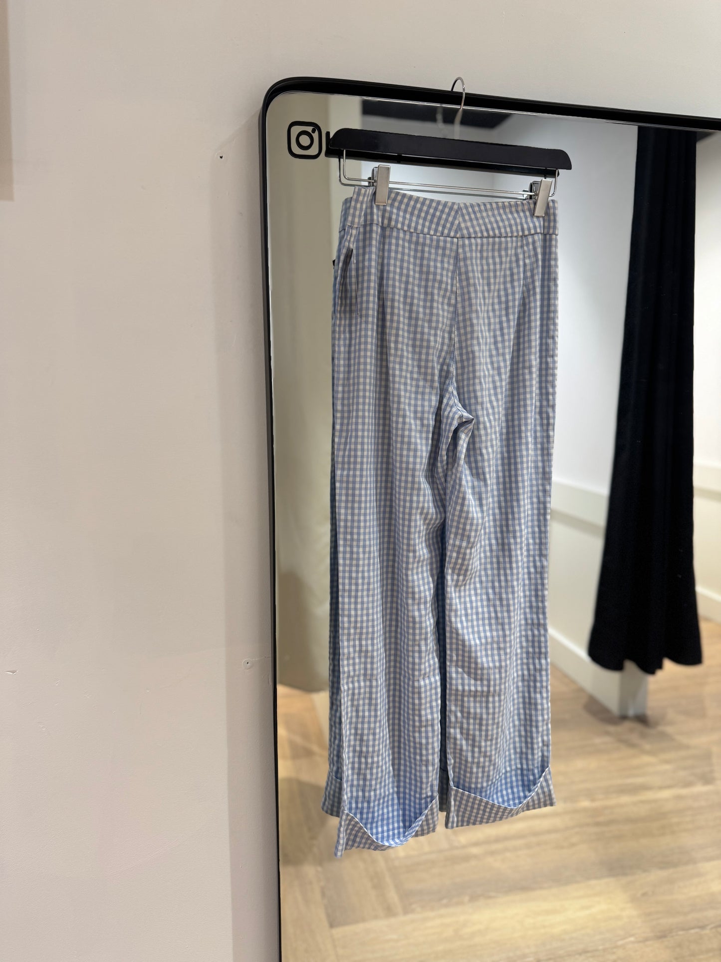 Pantalon vichy 34
